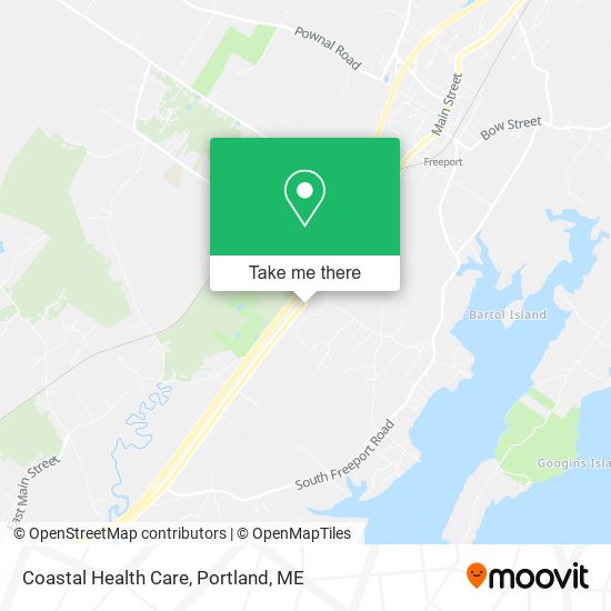 Coastal Health Care map