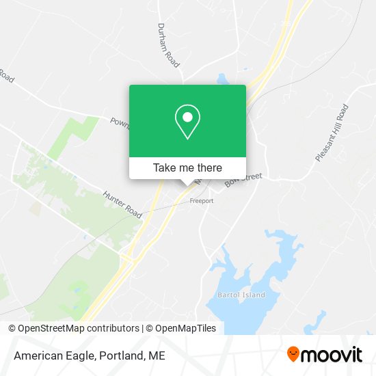 American Eagle map