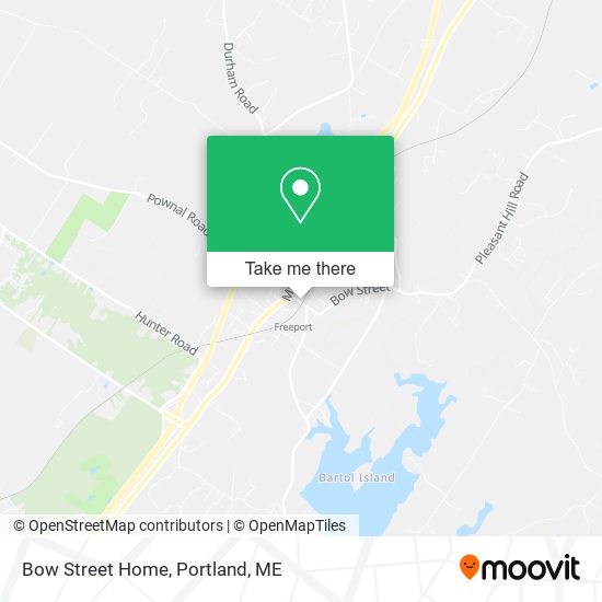 Bow Street Home map