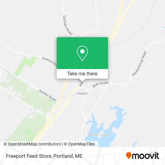 Freeport Feed Store map