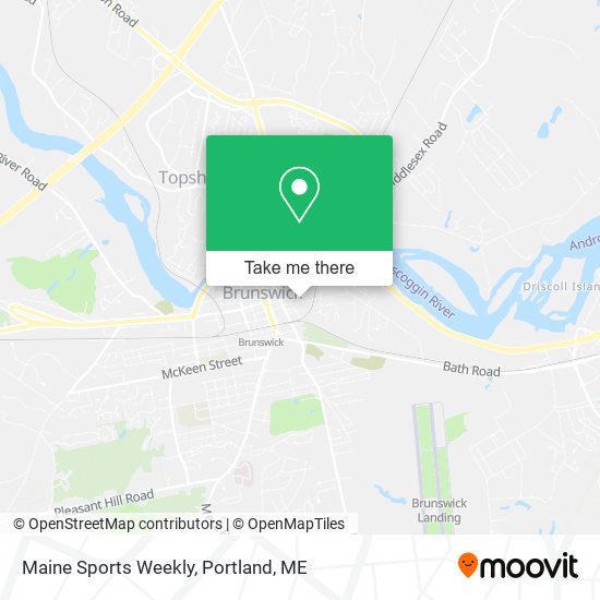 Maine Sports Weekly map