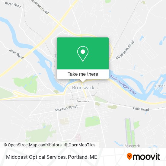 Midcoast Optical Services map