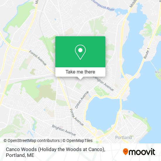 Canco Woods (Holiday the Woods at Canco) map