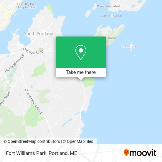 Fort Williams Park map