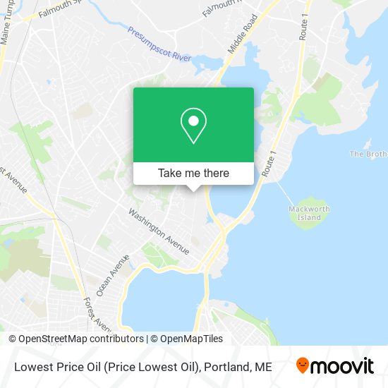 Lowest Price Oil map