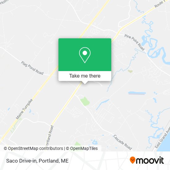 Saco Drive-in map