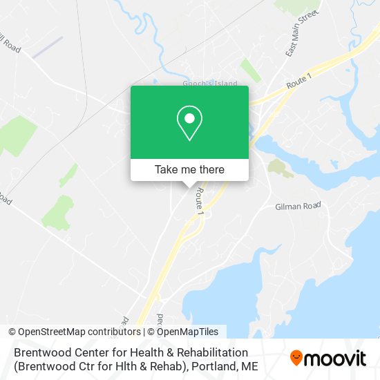 Brentwood Center for Health & Rehabilitation (Brentwood Ctr for Hlth & Rehab) map
