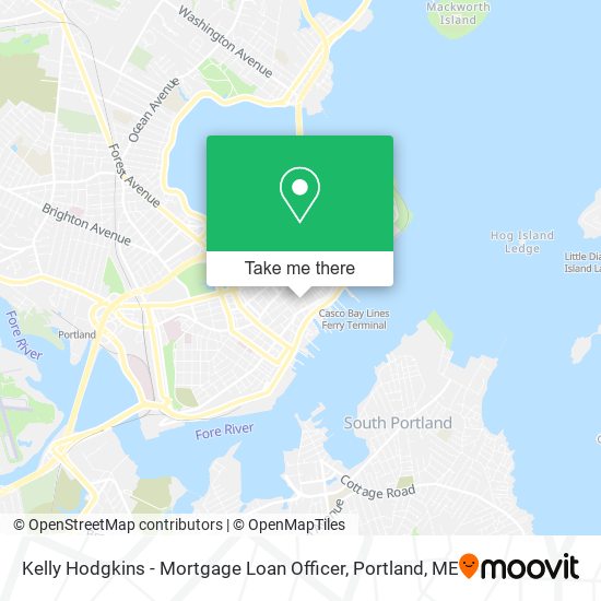 Kelly Hodgkins - Mortgage Loan Officer map