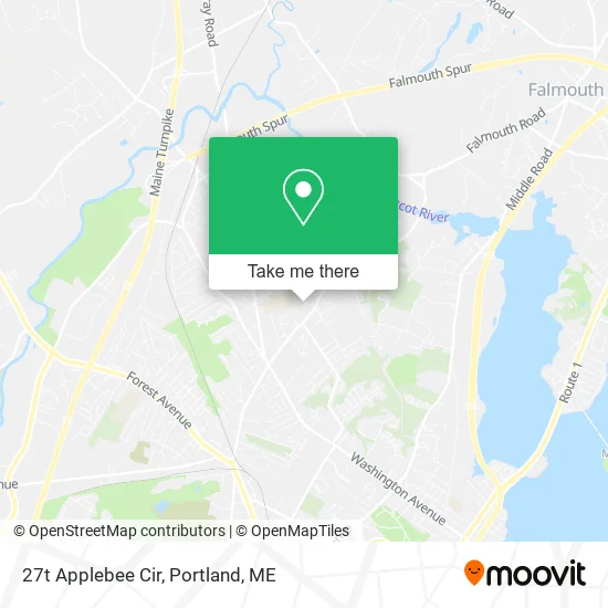 27t Applebee Cir map