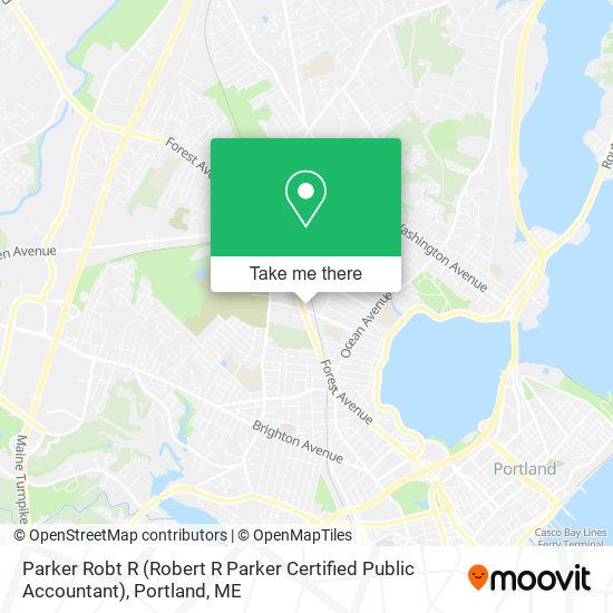 Parker Robt R (Robert R Parker Certified Public Accountant) map