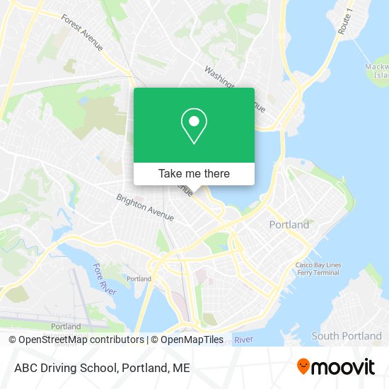 ABC Driving School map