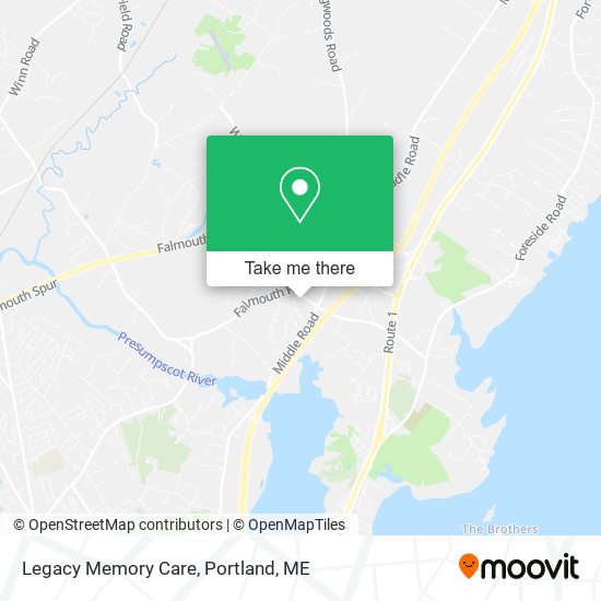 Legacy Memory Care map