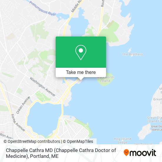 Chappelle Cathra MD (Chappelle Cathra Doctor of Medicine) map