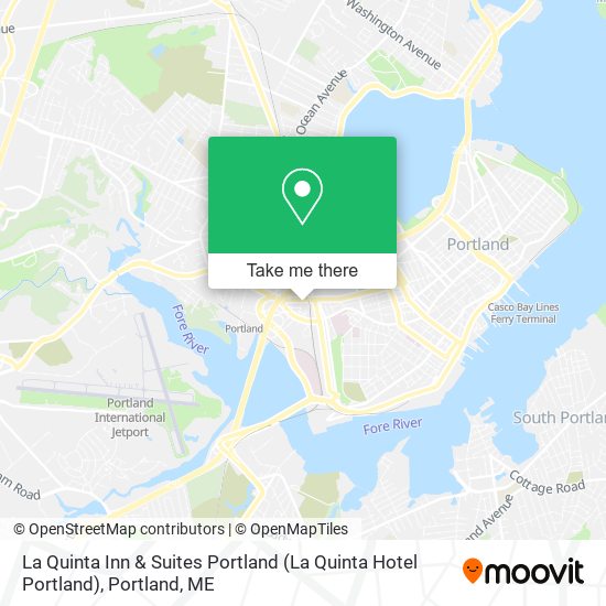 La Quinta Inn & Suites Portland (La Quinta Hotel Portland) map