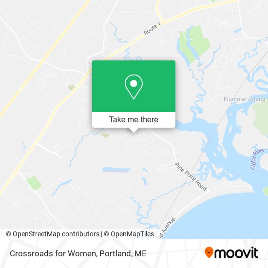 Crossroads for Women map