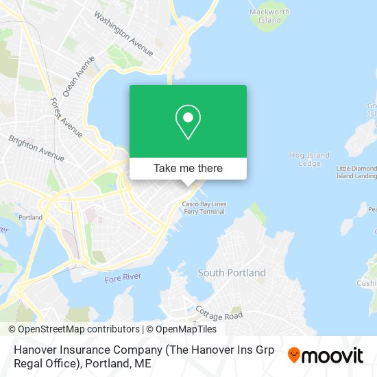 Hanover Insurance Company (The Hanover Ins Grp Regal Office) map