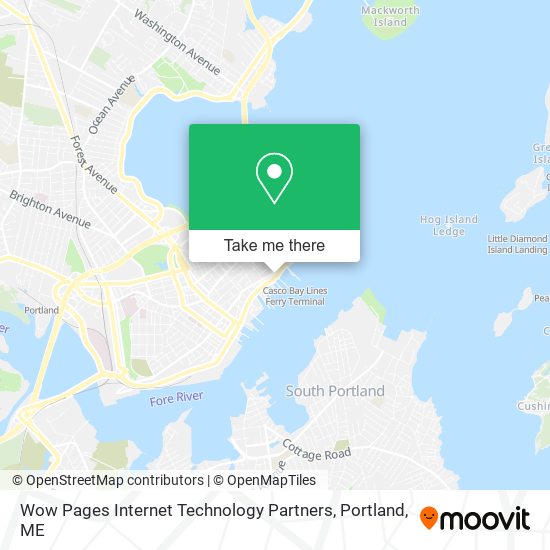 Wow Pages Internet Technology Partners map