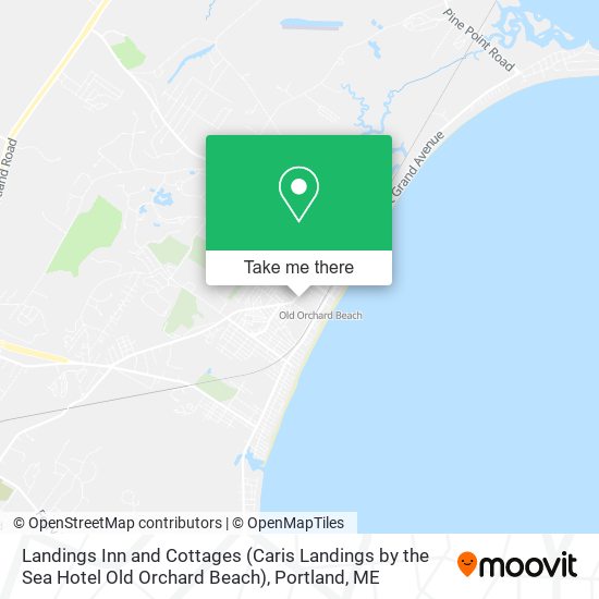 Landings Inn and Cottages (Caris Landings by the Sea Hotel Old Orchard Beach) map