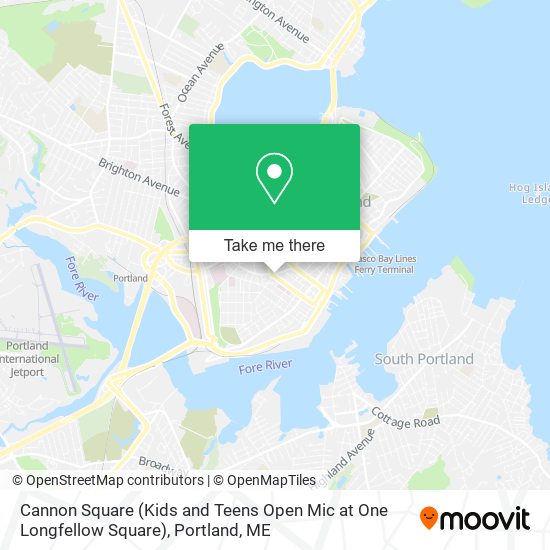 Cannon Square (Kids and Teens Open Mic at One Longfellow Square) map