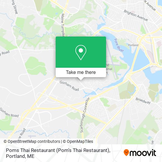 Mapa de Poms Thai Restaurant (Pom's Thai Restaurant)