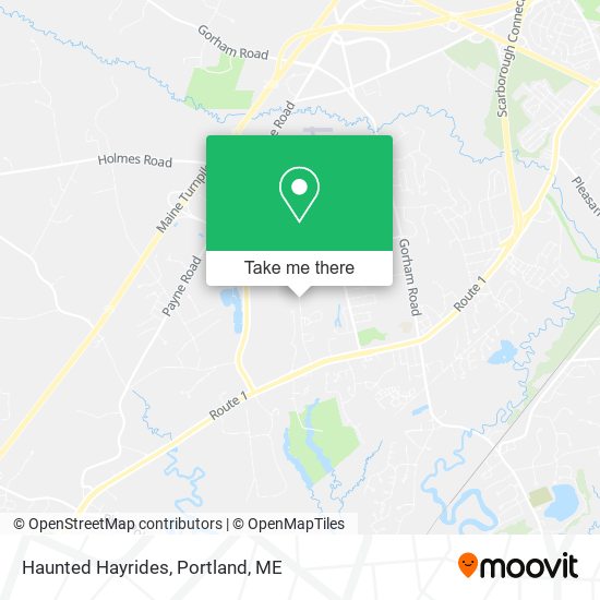 Haunted Hayrides map