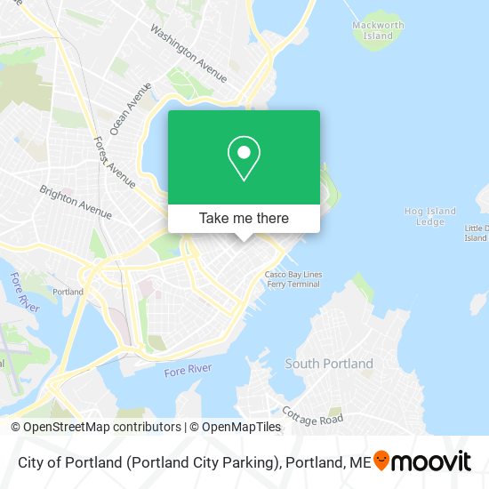 City of Portland (Portland City Parking) map