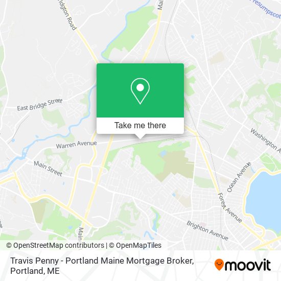 Travis Penny - Portland Maine Mortgage Broker map