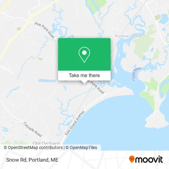 Snow Rd map