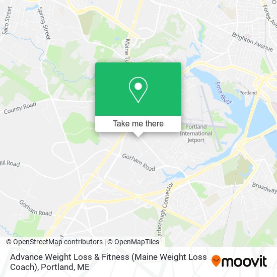 Advance Weight Loss & Fitness (Maine Weight Loss Coach) map