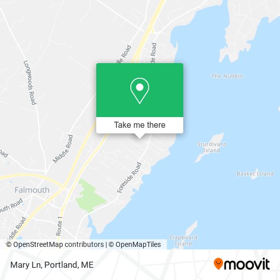 Mary Ln map