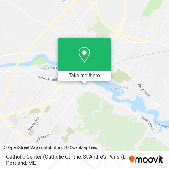 Catholic Center (Catholic Ctr the, St Andre's Parish) map