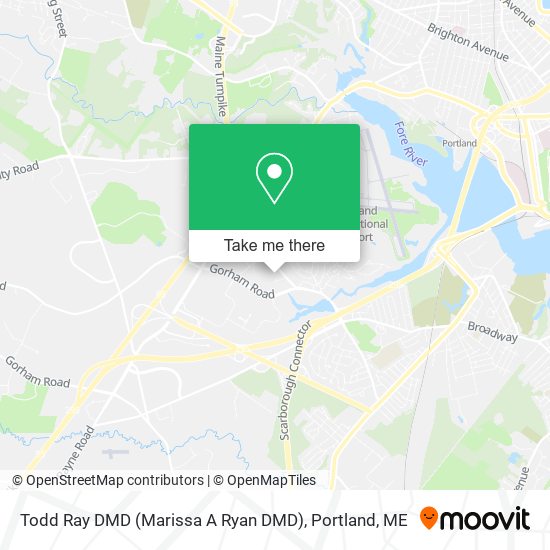 Todd Ray DMD (Marissa A Ryan DMD) map