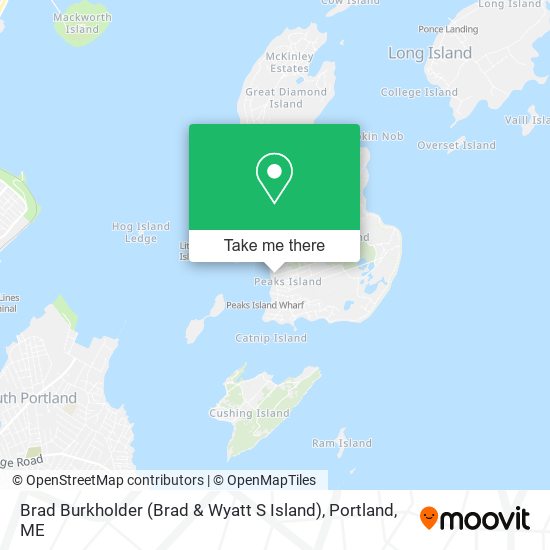Brad Burkholder (Brad & Wyatt S Island) map