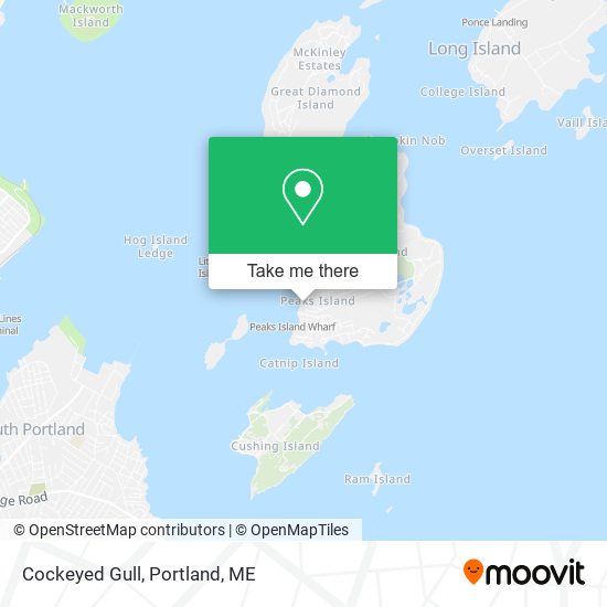 Cockeyed Gull map