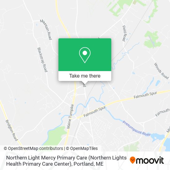 Mapa de Northern Light Mercy Primary Care (Northern Lights Health Primary Care Center)