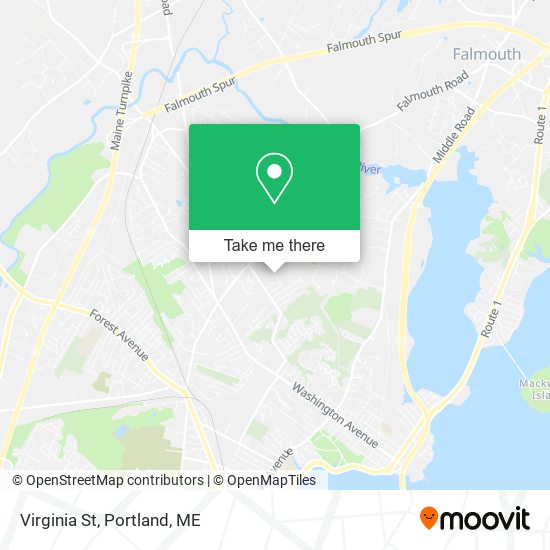 Virginia St map