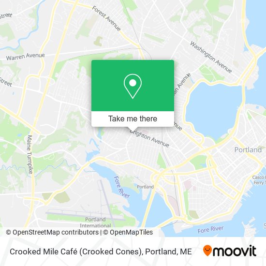 Crooked Mile Café (Crooked Cones) map