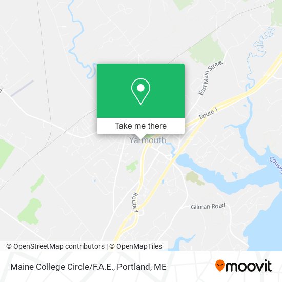 Maine College Circle/F.A.E. map