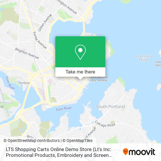 LTS Shopping Carts Online Demo Store map