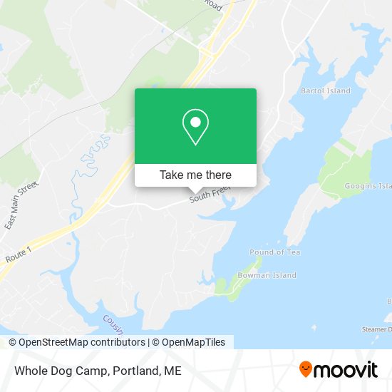 Whole Dog Camp map