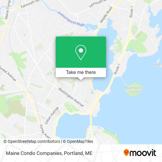 Maine Condo Companies map