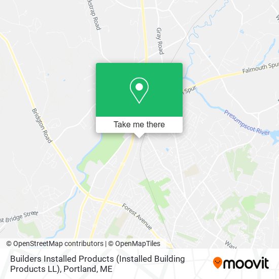Builders Installed Products (Installed Building Products LL) map