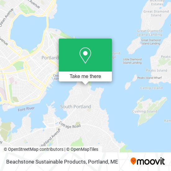 Beachstone Sustainable Products map