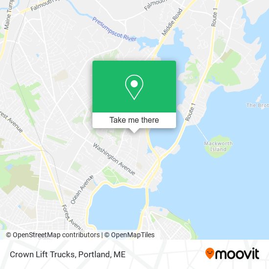 Crown Lift Trucks map