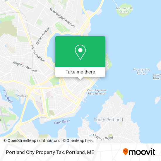 Portland City Property Tax map