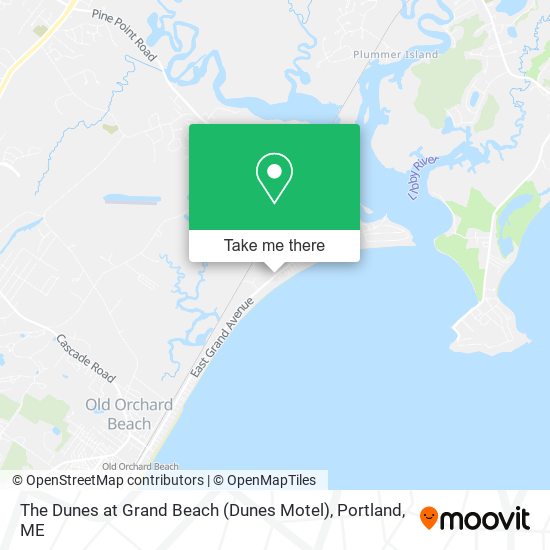 Mapa de The Dunes at Grand Beach (Dunes Motel)