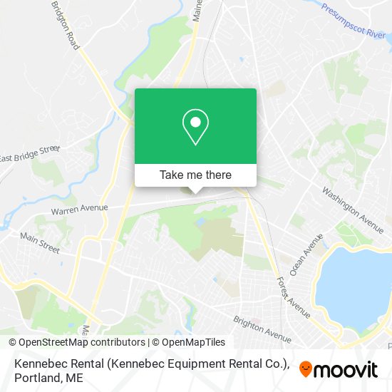 Kennebec Rental (Kennebec Equipment Rental Co.) map