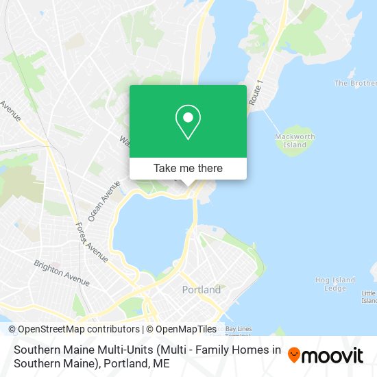 Southern Maine Multi-Units (Multi - Family Homes in Southern Maine) map
