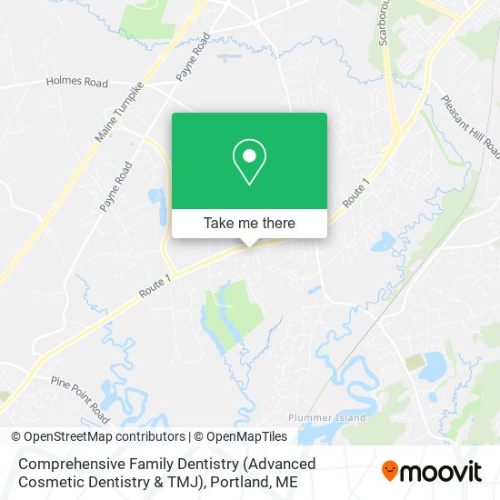 Comprehensive Family Dentistry (Advanced Cosmetic Dentistry & TMJ) map