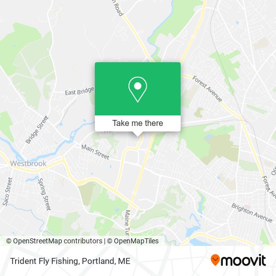 Trident Fly Fishing map